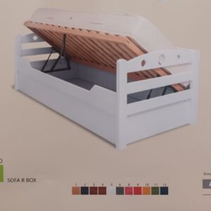 Krevet-drveni K1 SOFA R BOX